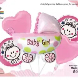 Set Globo 5 Pzas Baby Shower 5M