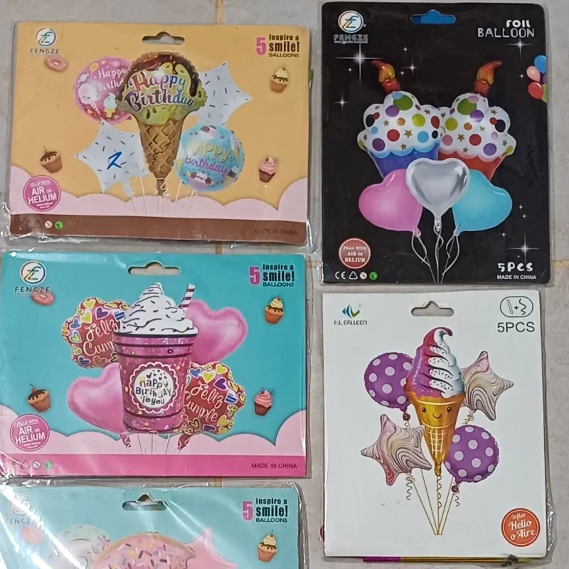SET GLOBO 5 PZAS CANDY 5M