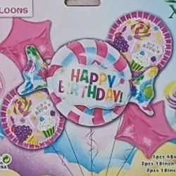 SET GLOBO 5 PZAS CANDY 5M