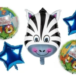 Set Globo 5 Pzas Cebra 5M