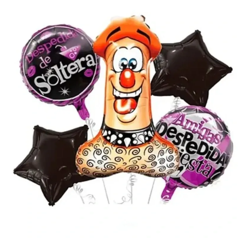 SET GLOBO 5 PZAS DESPEDIDA DE SOLTERA