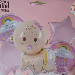 SET GLOBO 5 PZAS F/C BEBE 5M