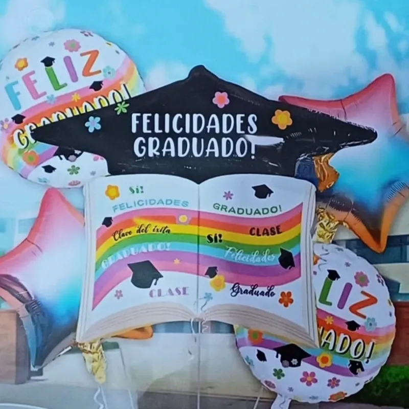 SET GLOBO 5 PZAS GRADUACION 5M