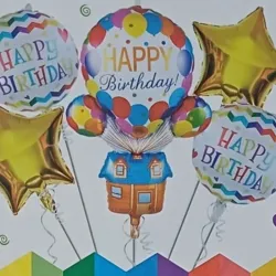 SET GLOBO 5 PZAS HBD FIESTA 5M