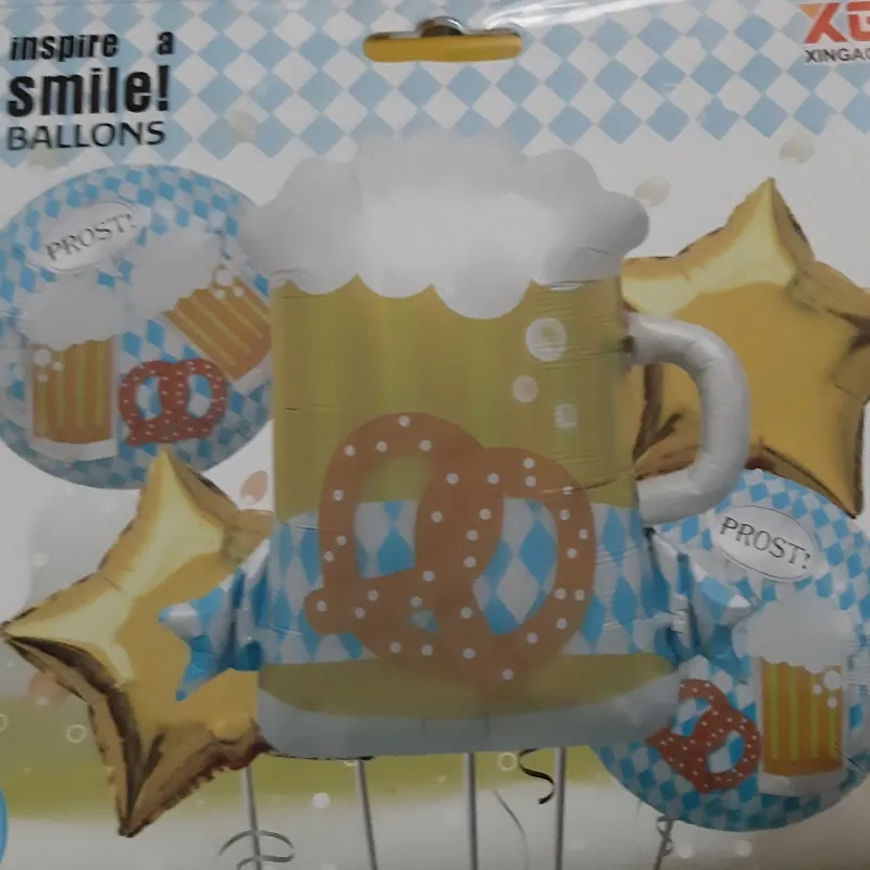 SET GLOBO 5 PZAS JARRA CERVEZA 5M