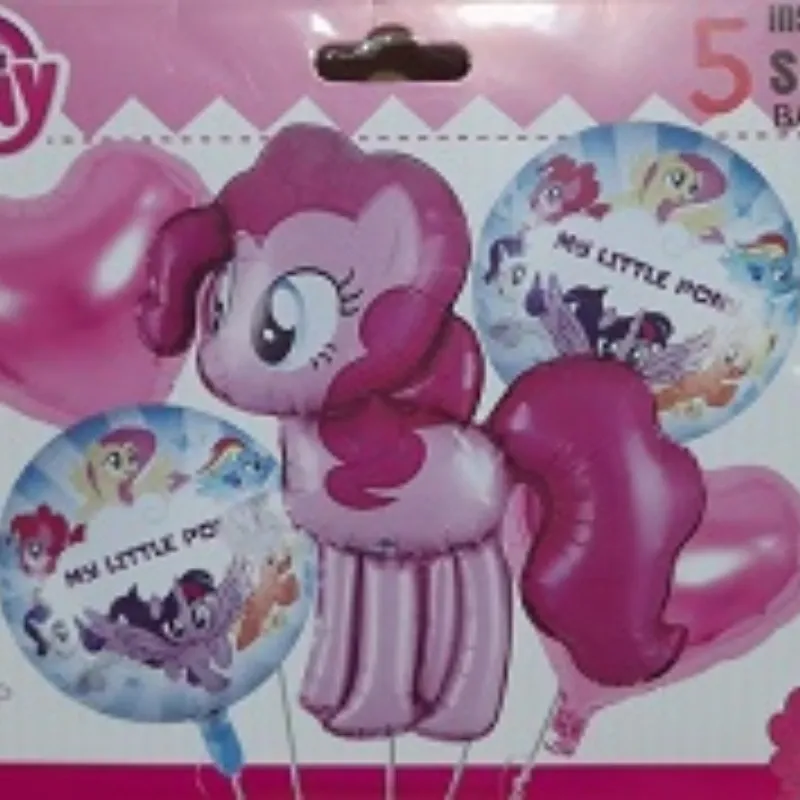 SET GLOBO 5 PZAS LITLER PONY 5M