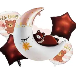 SET GLOBO 5 PZAS LUNA Y OSO