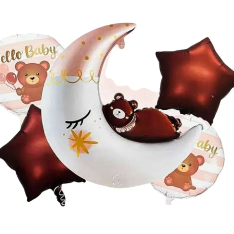 SET GLOBO 5 PZAS LUNA Y OSO