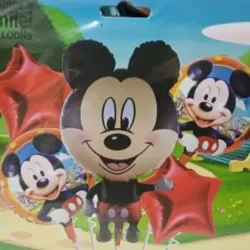 SET GLOBO 5 PZAS MICKEY 5M