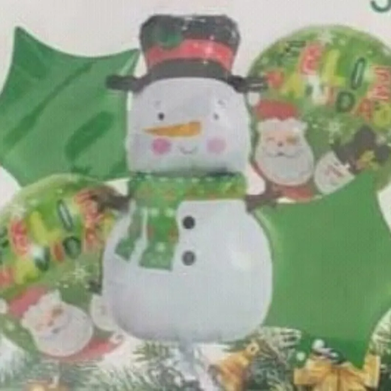 SET GLOBO 5 PZAS NAVIDAD 5M