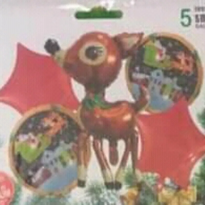 SET GLOBO 5 PZAS NAVIDAD 5M
