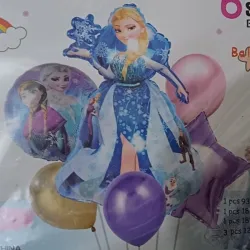SET GLOBO 6 PZAS FROZZEN 3M3L