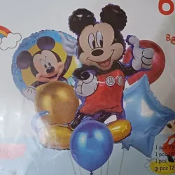 SET GLOBO 6 PZAS MICKEY MOUSE 3M3L