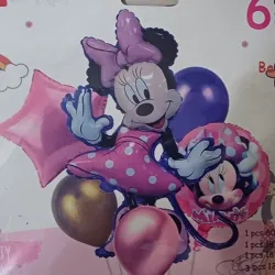 SET GLOBO 6 PZAS MINNIE 3M3L