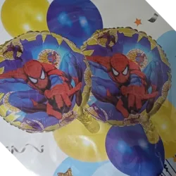 SET GLOBO 7 PZAS AVENGERS SPIDERMAN 2M5L
