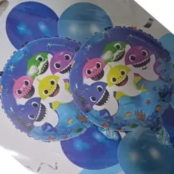 SET GLOBO 7 PZAS BABY SHARK 2M5L