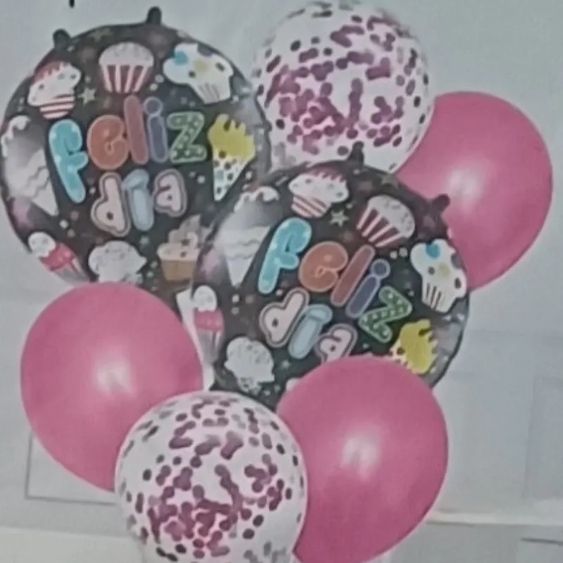 SET GLOBO 7 PZAS FELIZ DIA