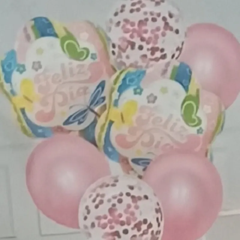 SET GLOBO 7 PZAS FELIZ DIA