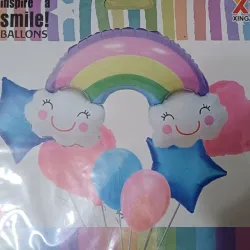 SET GLOBO 7 PZAS LLUVIA DE AMOR 5M2L