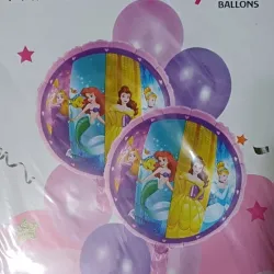 SET GLOBO 7 PZAS PRINCESA 2M5L