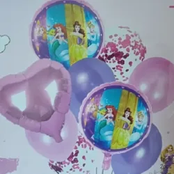 SET GLOBO 9 PZAS PRINCESAS 3M6L