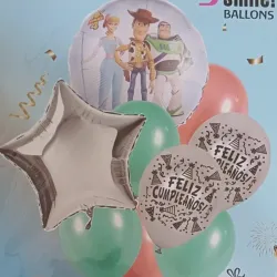 SET GLOBO 9 PZAS TOY STORY 2M7L
