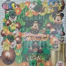SET GLOBO 92 PZAS MICKEY SAFARI