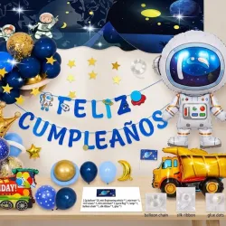 SET GLOBO MET 32 PZAS COSMONAUTA