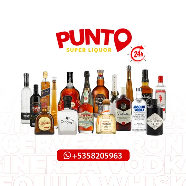 Encuentra Destilados y Licores de importación 🥃👌 [Tequilas, Mezcales, Rones, Ginebras, Whiskys, Vodkas, Licores] #PuntoSuperMarket 

📍Lealtad 59 e/ San Lázaro y Lagunas Centro Habana Cuba. | 📲WhatsApp: +5358205963. 