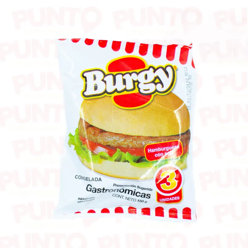 Hamburguesas Burgy 3 pack