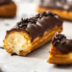 Eclear relleno chocolate