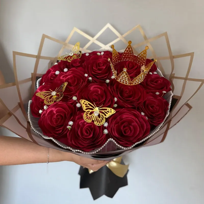 Ramo Glamour de Rosas Rojas
