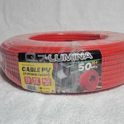 Cable fotovoltaicos (10)  rojo venta x metros