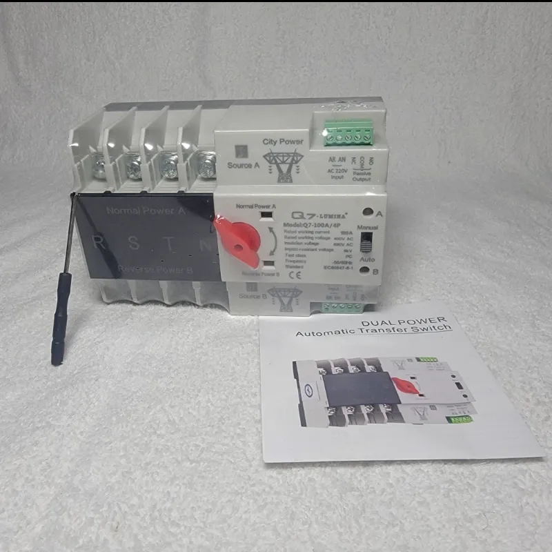 Transfer switch 4 Polos Q7 -80A -120v