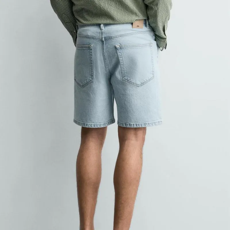 Bermuda Zara de mezclilla
