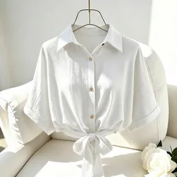 Camisa blanca 3/4