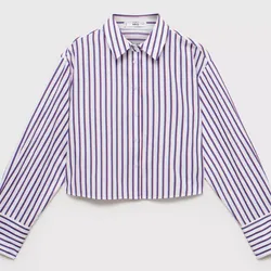 Camisa Mango mangas largas