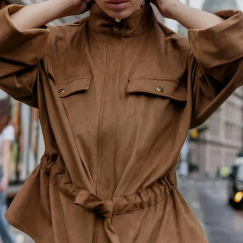 Chaqueta Zara carmelita mangas 3/4