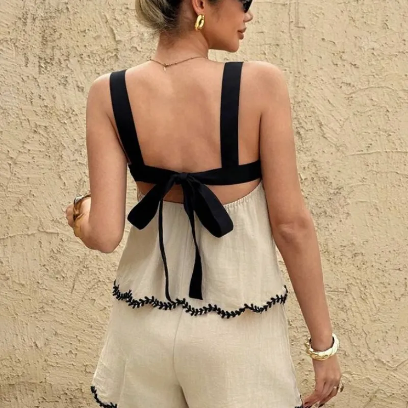 Conjunto de short y blusa