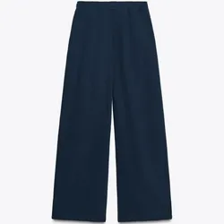Jogger Zara de felpa azul oscuro