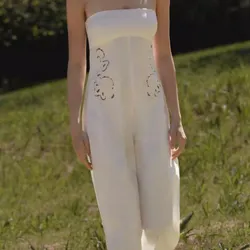Mono pantalón Zara de mezclilla