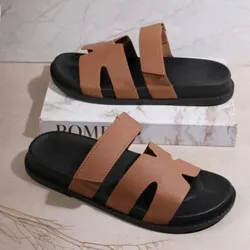 Sandalias tipo Hermès carmelitas