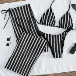 Set de tres piezas en negro