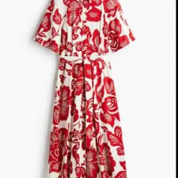 Vestido H&M estampado 