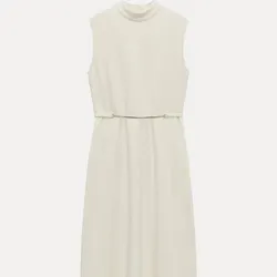 Vestido Zara con detalle plateado