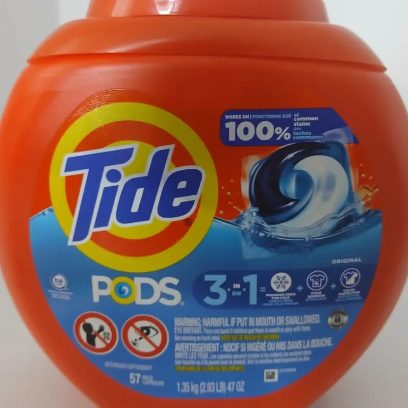 57 cápsulas Tide 3 en 1