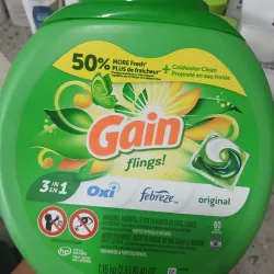 60 Cápsulas Gain flings 3 en 1