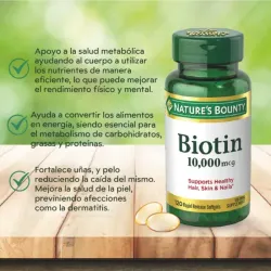 Biotin 120cap 10000mcg 