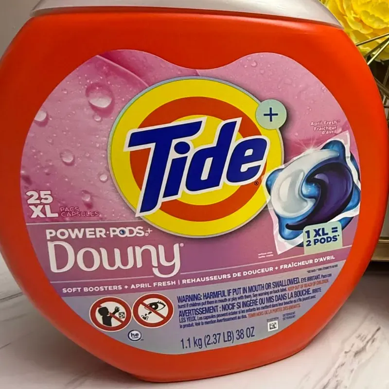 Cápsulas Tide Downy