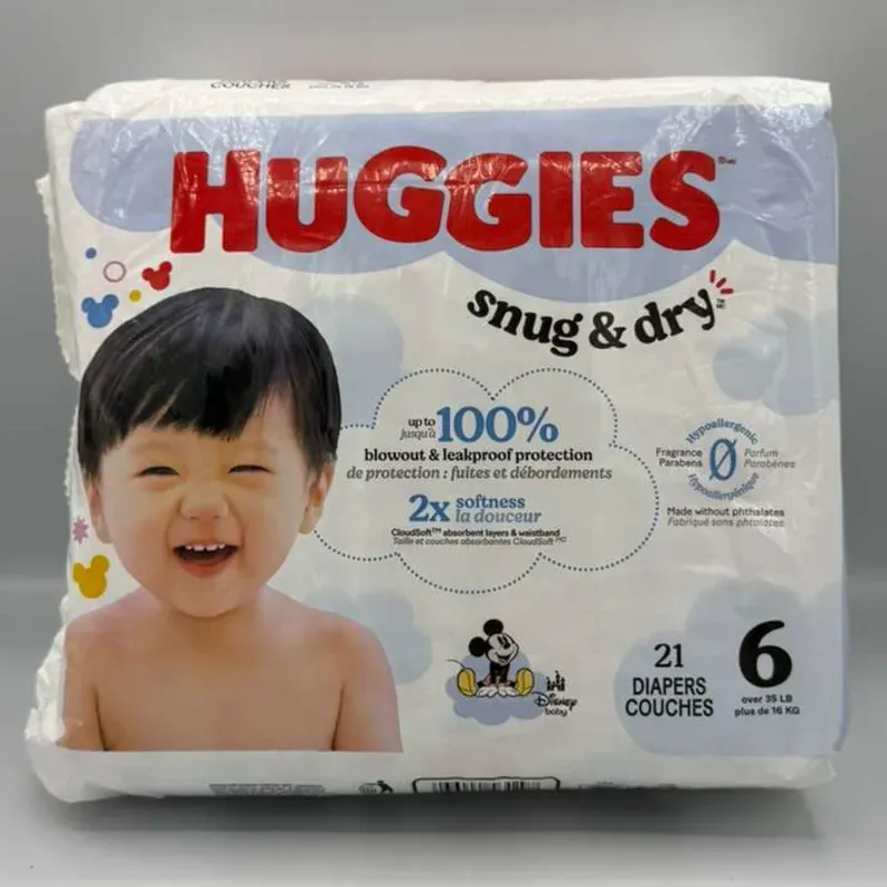 Culeros desechables HUGGIES 6